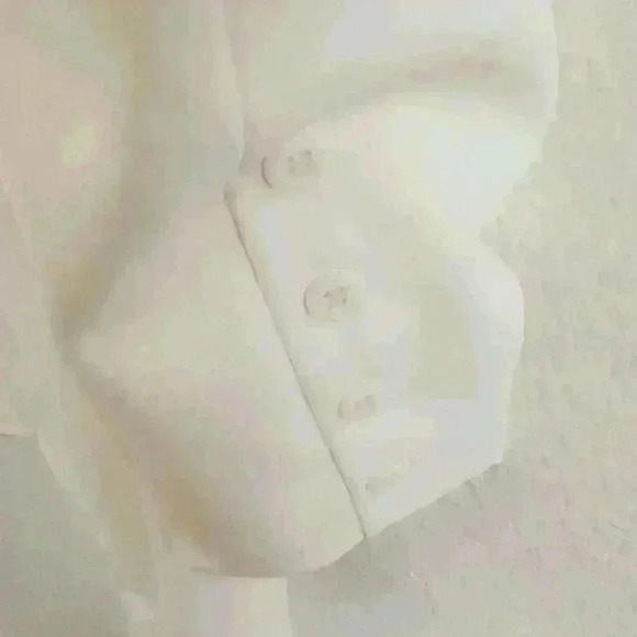 PrettyLittleThing Cream Oversized Dad Blazer Size 2 - Picture 10 of 13